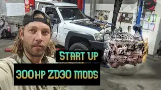 260hp ZD30 UT3ZILA start up no exhaust