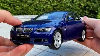 Unboxing 1/18 Kyosho BMW E92 330i “Le Mans Blue Metallic” | Scale Diecast Model Car Review