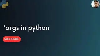 *args in python || Python || Programming