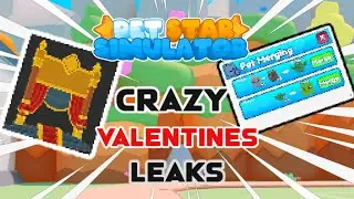 CRAZY Valentines LEAKS In Roblox PET STAR SIMULATOR!