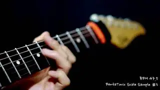 Sunny Am Slow Pentatonic Lick Line GUITAR LESSON