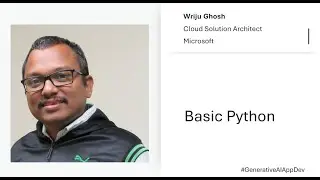 Python Programming Basics #AIAppDev