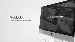 Mock Up Desktop Presentation