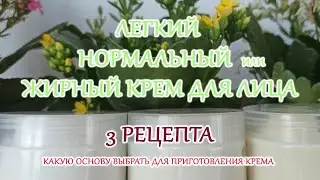 100 % натуральный крем. Легкий, нормальный или жирный крем приготовить.