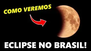 SEE WHAT THE ECLIPSE OF NOVEMBER 19, 2021 WILL BE LIKE IN BRAZIL!