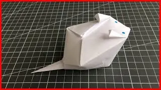 Origami HAMSTER. How to make a paper HAMSTER.