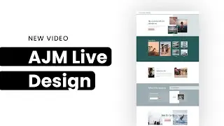AJM Live Design: Creating a Blog Template for Artists, Designers, and Developers