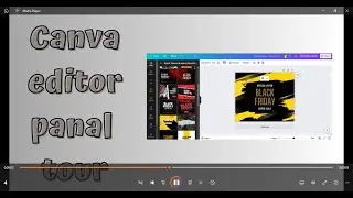 canva side editor side panel view. how we can edit our post through canva side editor panel?