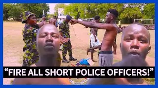 IDRIS KIPROP BARINGO KDF CANDIDATE FIRES AT OFFICERS AFTER 8TH KDF REJECTION FOR HEIGHT!