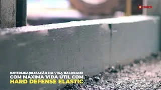 Impermeabilização fácil de viga baldrame com Hard Defense Elastic