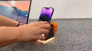 БЕЗДРОТОВА ДОК-СТАНЦІЯ 3 В 1 ДЛЯ APPLE IPHONE 12 І 15 AIRPODS IWATCH QN-83 15W MAGSAFE QINETIQ