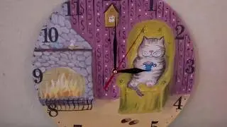 Часы своими руками на пластинке
