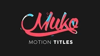 Motion Titles Animated (After Effects Template)