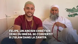 Felipe, un ancien chrétien venu du Brésil se convertit à l’Islam dans la Zawiya Karkariya