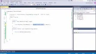 Asynchronous Programming using C#: Lesson 2 - Intro to Tasks