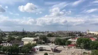 Астрахань из парка "Планета"