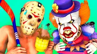 ПЕННИВАЙЗ vs ДЖЕЙСОН ВУРХИЗ (3D Анимация Пятница 13 Friday the 13th Оно)
