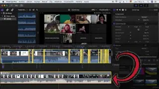 Tutorial Como Unir Varios Videos en un Solo Video en Final Cut Pro X | CLIP COMPUESTO.