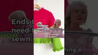 Sewing in ends - not a vibe 😫 #crochet #yarn #crochetpattern #yarnaddiction #crochetprojects