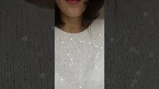Джемпер из ангоры с добавлением пайеток 