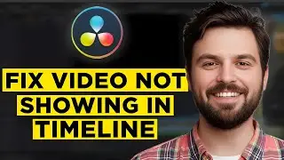 NEW! FIX DAVINCI RESOLVE VIDEO NOT SHOWING IN TIMELINE WORKING 2025!