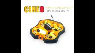 Happymodel CINE8 85mm Brushless Cinewhoop DIY KIT shot by #insta360 go