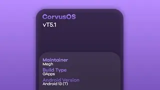 Install Corvus OS Android 13 on Mi A1
