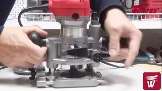 WORTEX MM 5013-1E edge router with plunge-type base