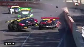 HUGE CRASH!!! Australian GT 2017 Clipsal 500