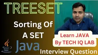Sorting Of HashSet In Java | TreeSet In Java |  Tech IQ Lab #javaprogramming #java