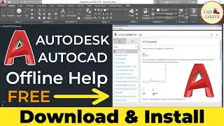 [FREE] Download & Install AutoCAD Offline Help | Complete Tutorial | Using Offline AutoCAD Help Desk