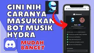 How to Add Hydra Bot on Discord Cellphone, Latest Music Bot - Ko Tutorial