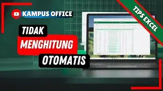 CARA MENGATASI RUMUS EXCEL TIDAK MENGHITUNG SECARA OTOMATIS #belajarexcelpemula #belajarexcel