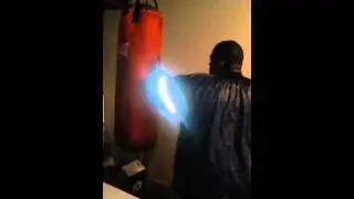 Boxing a black man with a middle eastern girl