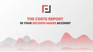 The Costs Report in your Decision Maker account