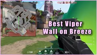 Best Viper Wall on Breeze Defender Side | Valorant