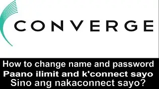 How to change Converge Wifi Password and Name using Phone |KaBuching