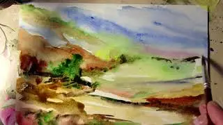 Акварель Ольги Руссу. Watercolor/Olga Russu
