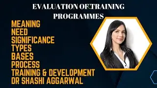 TRAINING EVALUATION