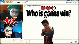 Joker VS fake Joker! omegle part 2!