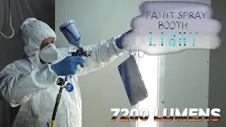 Paint Booth Lighting 7200 Lumens - Best Paint Spray Booth Light!