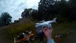 Shooting balloons off a drone