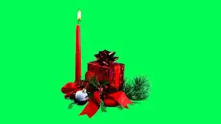 Green Screen- Christmas candles - Velas de Navidad 6º HD