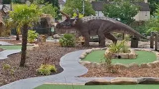 time for dinosaur crazy golf