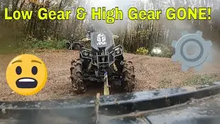 CAN-AM RENEGADE 1000 XMR LOST BOTH HIGH AND LOW GEAR ON THIS RAINNING DAY