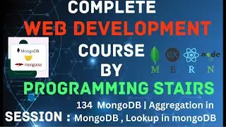 MongoDB | Aggregation in MongoDB , Lookup in mongoDB | Session 134