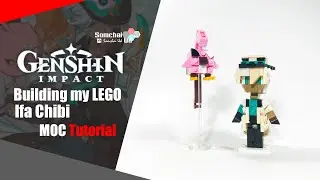 LEGO Genshin Impact Ifa Chibi MOC Tutorial | Somchai Ud