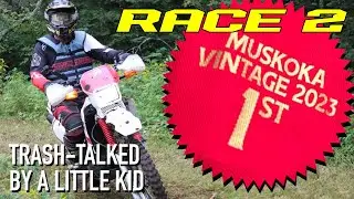 I CRASHED and I WON! 🏁  I ACTUALLY WON!!! 🏁 MUSKOKA VINTAGE 2023 - RACE 2