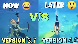 Swinging vs Diving in Genshin Impact Upcoming Fontaine Update