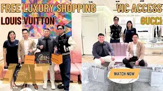 Gucci & Louis Vuitton exclusive VIC access free shopping at Greenbelt Makati